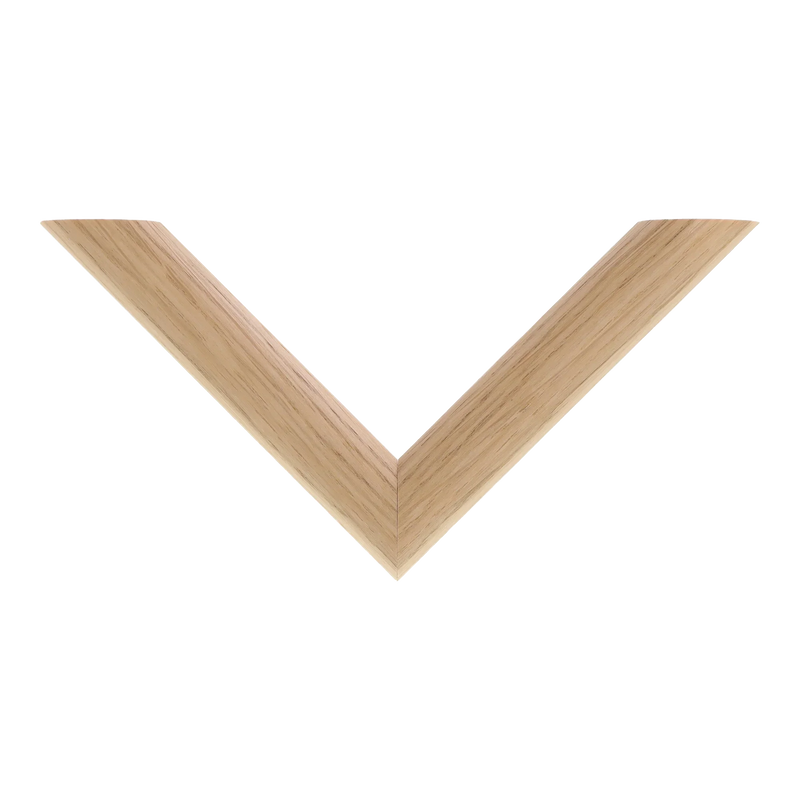 Hockey II Oak Picture Frame, 75x100cm