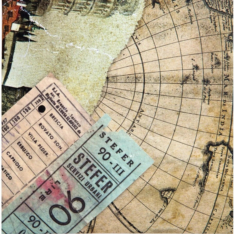 Kenro Old World Map Travel Photo Album for 200 7x5" Photos
