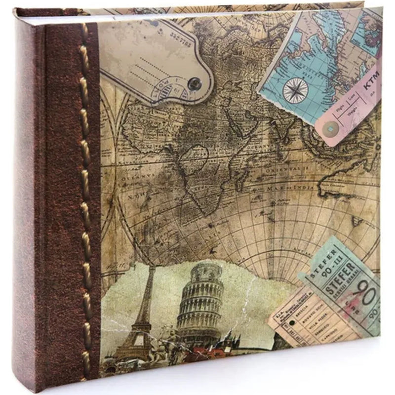 Kenro Old World Map Travel Photo Album for 200 6x4" Photos
