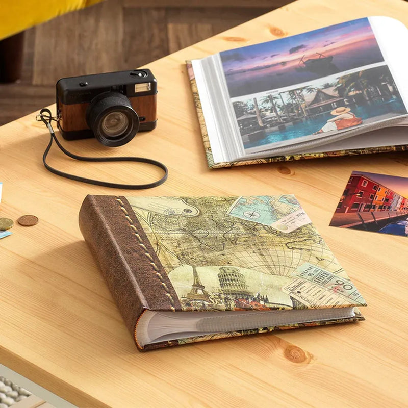 Kenro Old World Map Travel Photo Album for 200 6x4" Photos