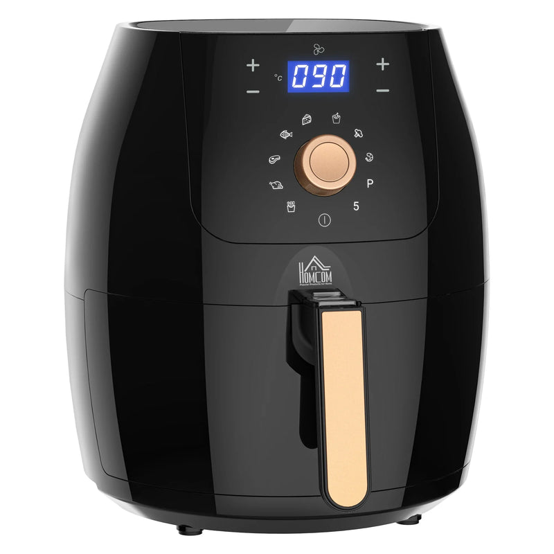HOMCOM 5.5L Air Fryer 1700W with Digital Display & Adjustable Temperature