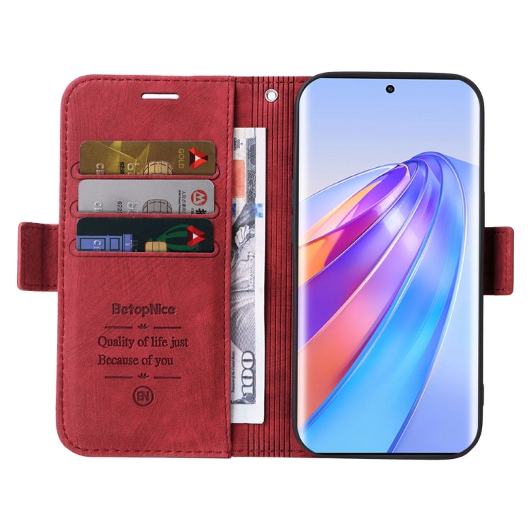 For Honor X9a 5G / X40 5G / Magic5 Lite BETOPNICE Dual-side Buckle Leather Phone Case, For Honor X9a 5G / X40 5G / Magic5 Lite