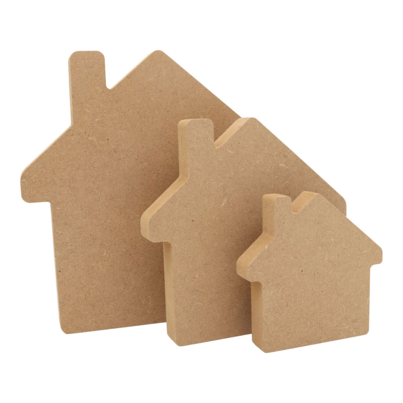MDF Freestanding House Shape