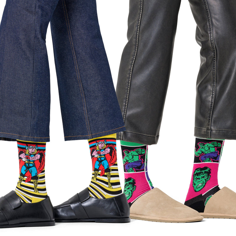 6 Pack Avengers Socks Bundle Novelty Socks | Gift Idea