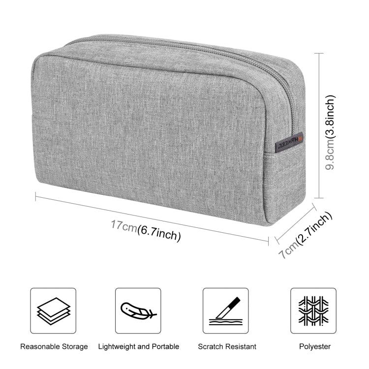 HAWEEL Electronic Organizer Storage Bag for Charger, Power Bank, Cables, Mouse, Earphones, Size: S, Electronic Organizer, Size: S