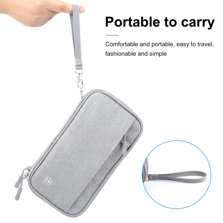 HAWEEL Clutch Bag Passport Wallet Document Organizer Credit Cards Case Bag, Clutch Bag