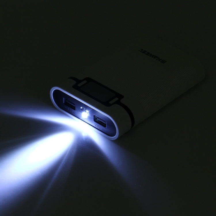 HAWEEL DIY 4 x 18650 Battery (Not Included) 10000mAh Power Bank Shell Box with 2 x USB Output & Display for iPhone, Galaxy, Sony, HTC, Google, Huawei, Xiaomi, Lenovo and other Smartphones, DIY 4 x 18650 10000mAh  Battery (US)...