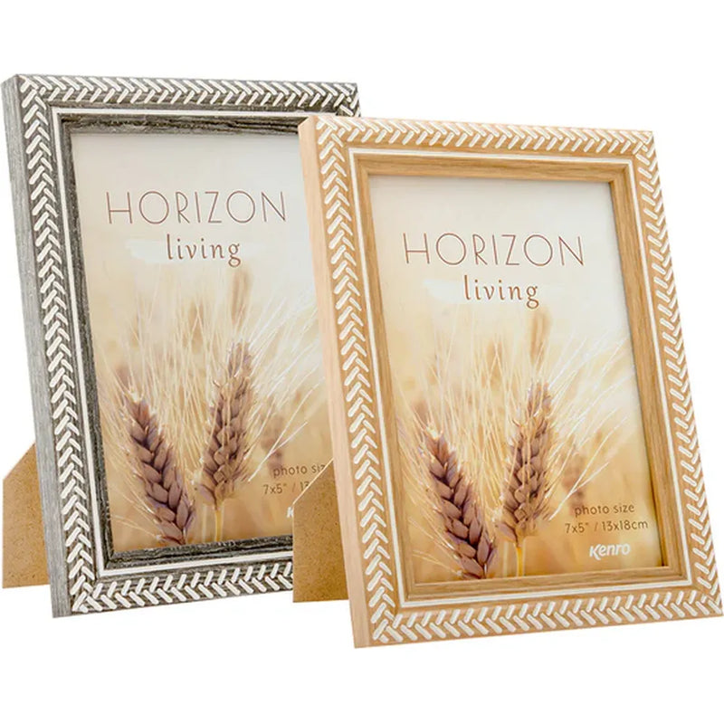 Kenro Horizon Living Series 10x8" Photo Frame - Natural
