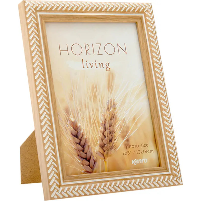 Kenro Horizon Living Series 10x8" Photo Frame - Natural