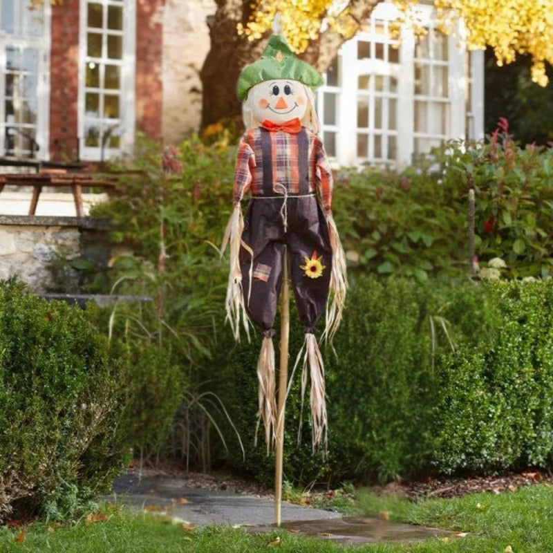 Large Boy & Girl Halloween Scarecrow Decorations 160cm Set