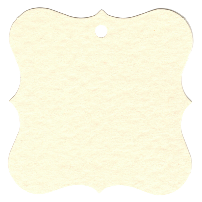100 Designer Gift Tags with White Satin Ribbon -  21 Colours, Birthday Xmas