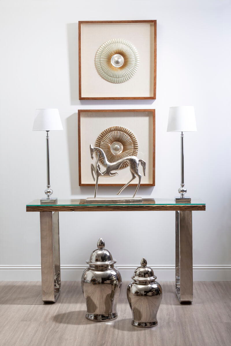 Small Ceramic Silver Jar | Kensington Townhouse