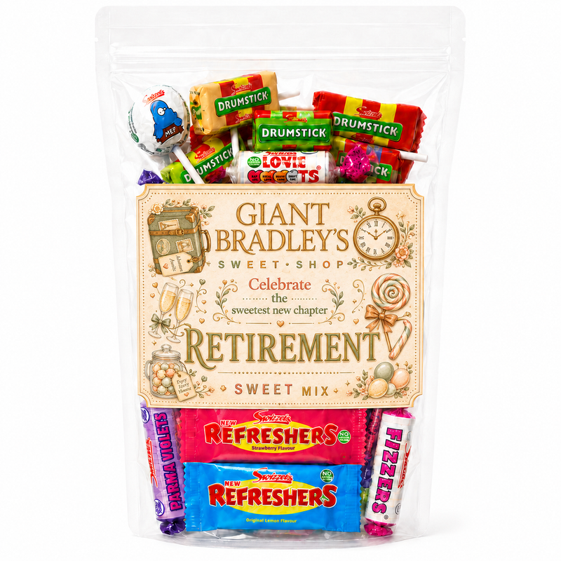 Happy Retirement Sweets Pouch Perfect for Parties & Corporate Events