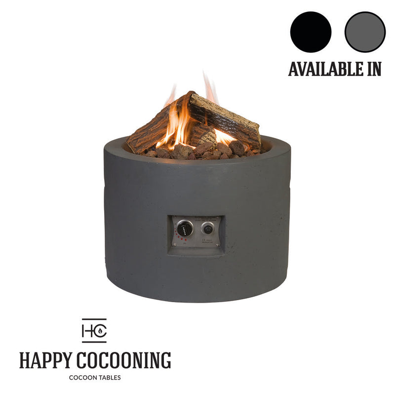 Round Grey Cocoon