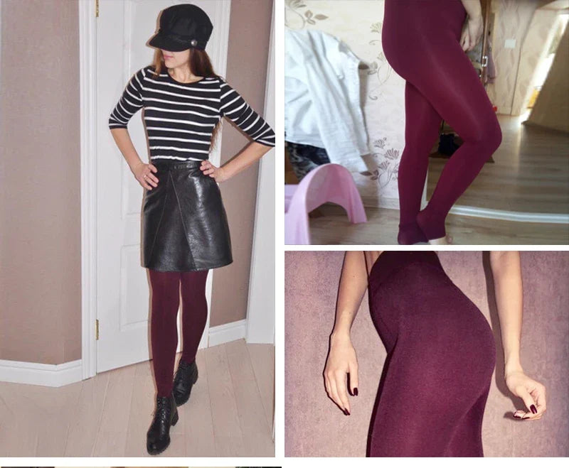 Winter Leggings For Women Warm Leggins Solid Color Velvet Leggins High Waist Leggings Stretchy Leggings dropshipping