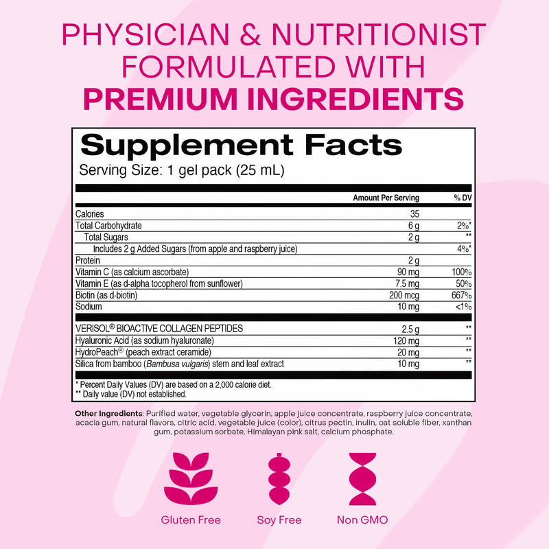 HealthyCell Vibrant Hair, Skin & Nails Daily MicroGel – Hydrating Nutrients