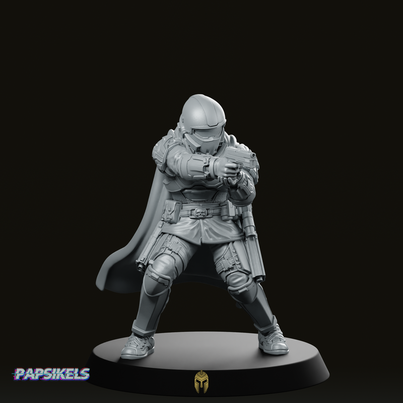Democracy Helljumper A9 Pistol Miniature Sci-Fi Trooper