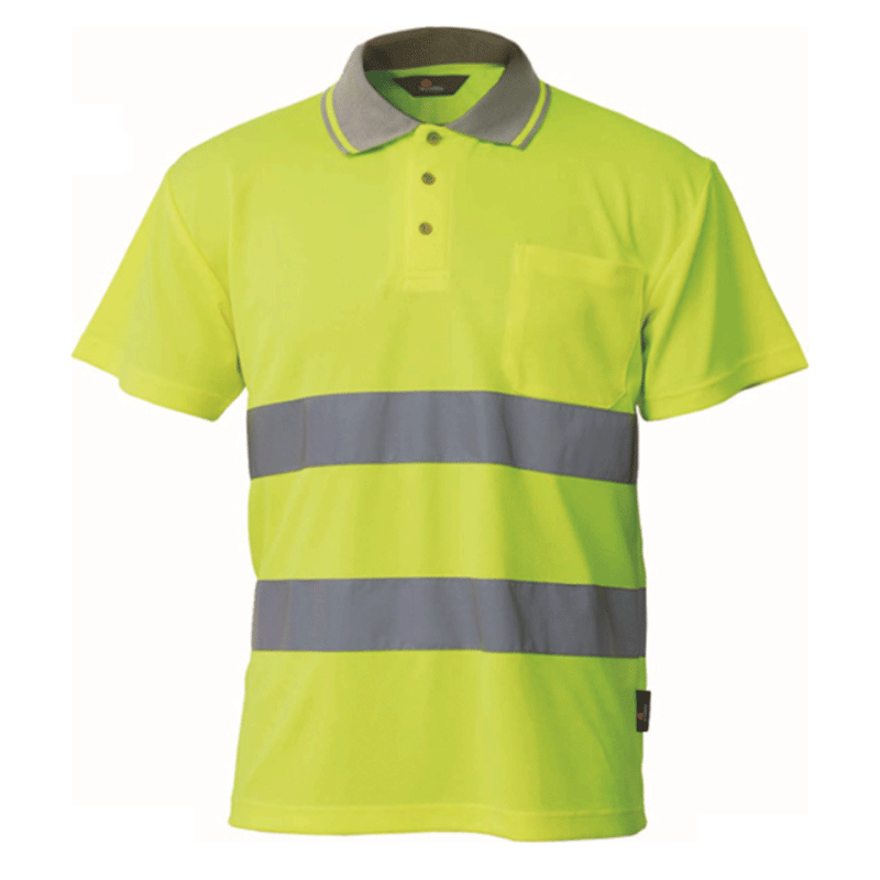 Herock Hi-Vis Reflective Polo T-Shirt Various Colours