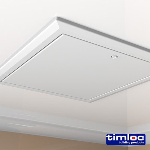 Timloc Insulated Loft Access Door – Hinged – White - 562 × 662mm
