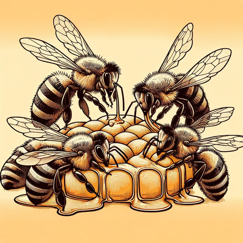 Honeyed Harmony Canvas