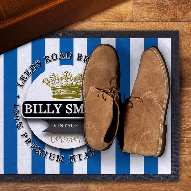 Huddersfield Billy Smith   - Football Legends - Door Mat -60cm X 40cm