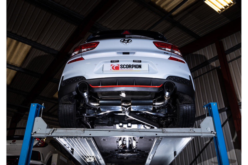 Scorpion Exhausts - Hyundai I30 N / N Performance (Non GPF Model) Non-resonated cat-back EXHAUST with electronic valve (MULTIPLE OPTIONS)