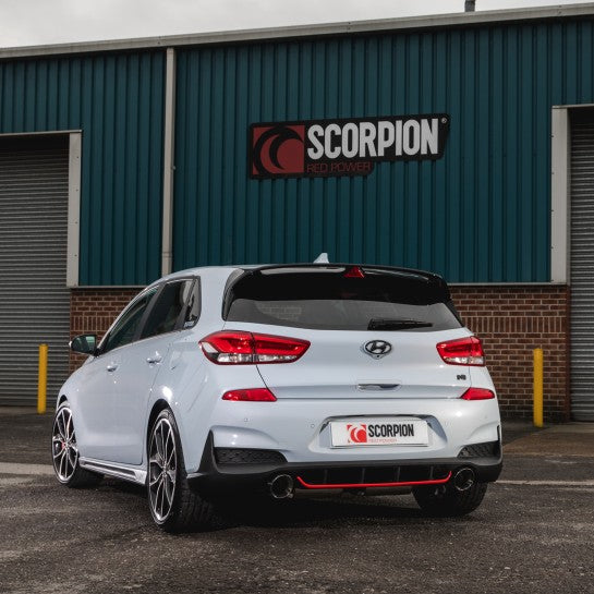 Scorpion Exhausts - Hyundai I30 N / N Performance (Non GPF Model) Non-resonated cat-back EXHAUST with electronic valve (MULTIPLE OPTIONS)