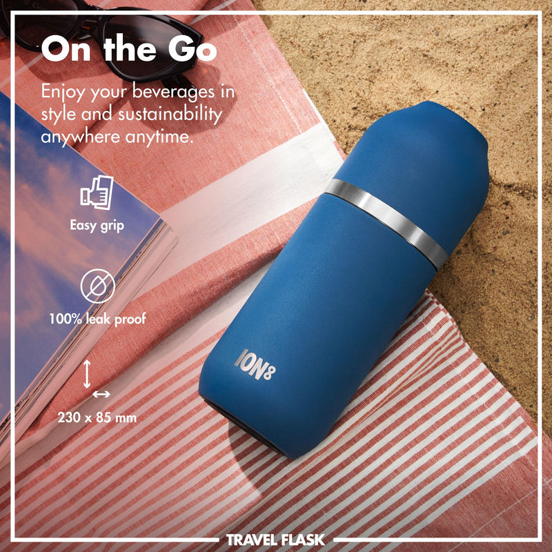 Luma Vacuum Insulated, Flask & Mug, Deep Teal, 700ml (24oz)