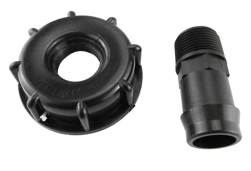 IBC 2” S60X6 Cap with Straight 25mm Barb