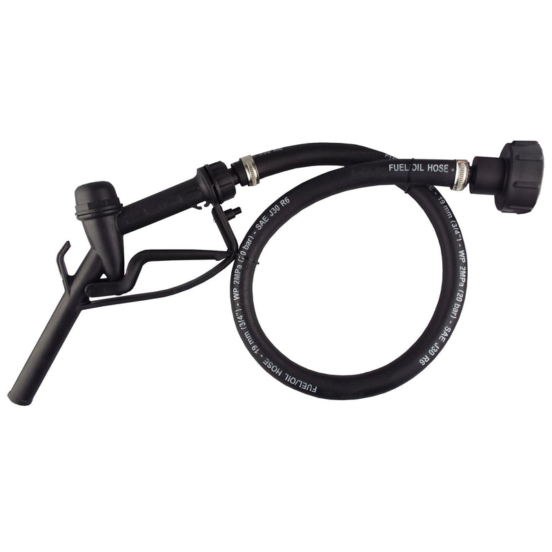 Fuel Gun with 3/4" Rubber Hose & Tank Adaptor Set