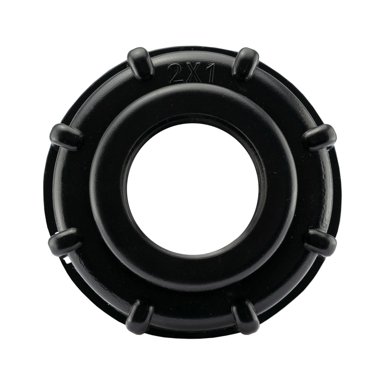 IBC 2” S60X6 Cap with 32mm MDPE Elbow