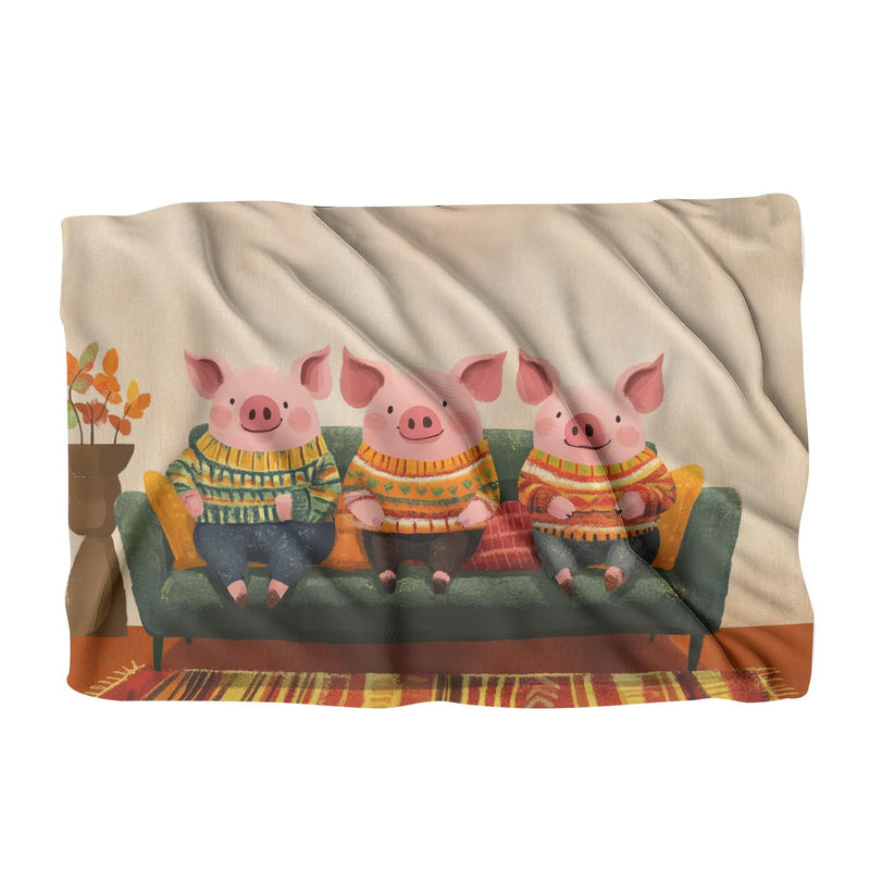 Sweatered Pigs on Blanket