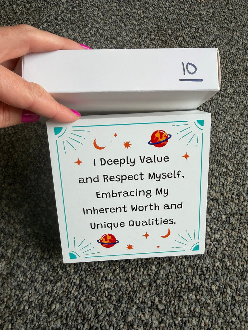 Wooden box sign - inspirational & decorative shelf plaque