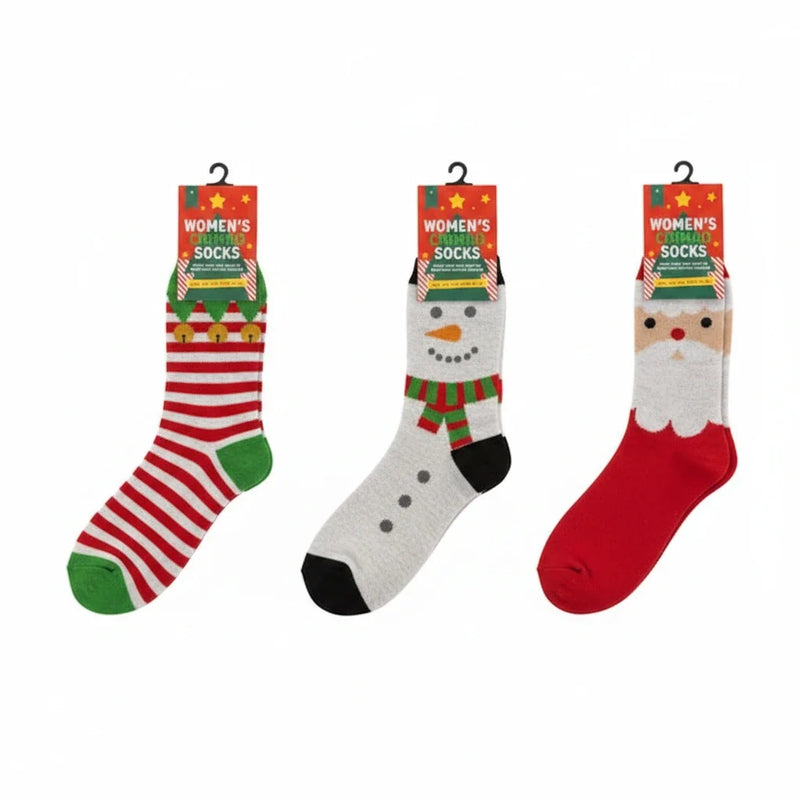 Ladies cosy Christmas socks