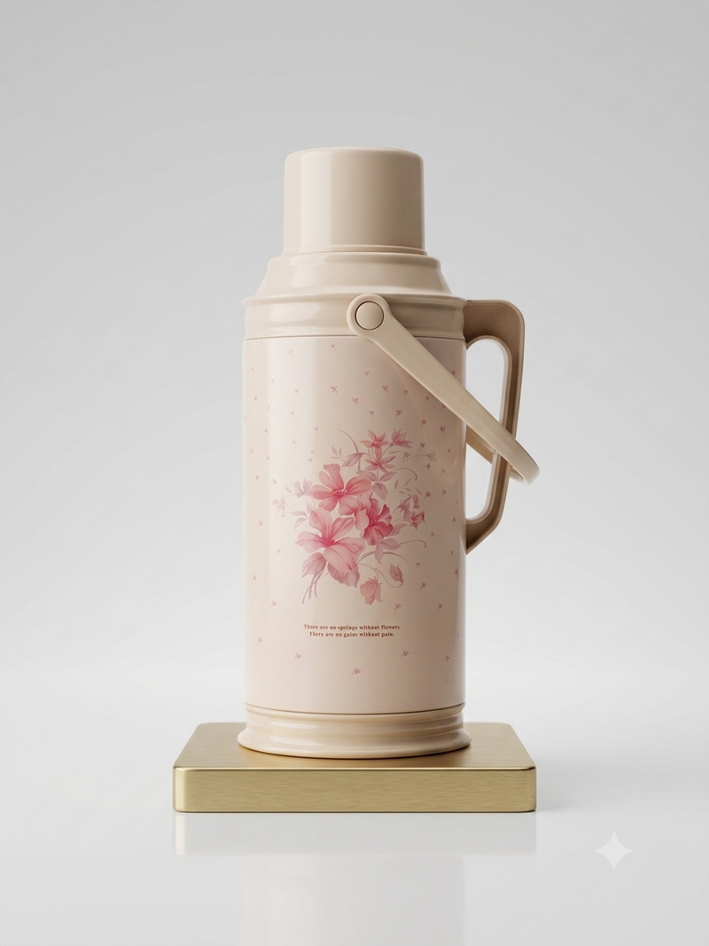 3.2L Large Vacuum Insulated Thermos Flask Jug | Glass Lined | Handle & Pouring Spout | Hot & Cold Drinks