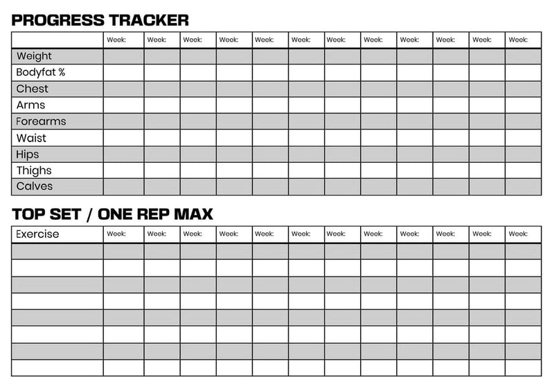Thor Workout Logbook