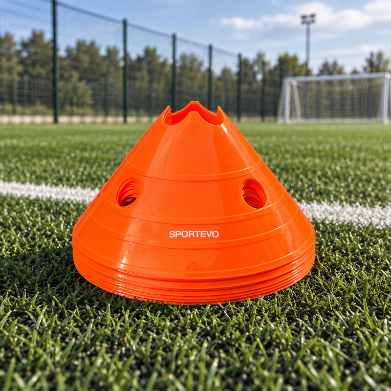 Football Supercone Training Marker Domes [10 Pack]