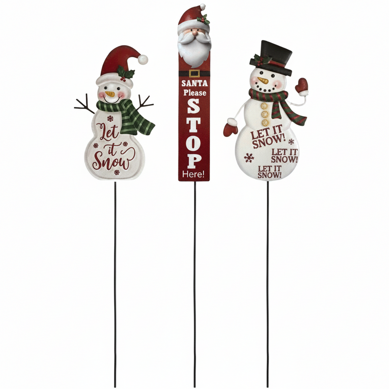 Christmas stake sign