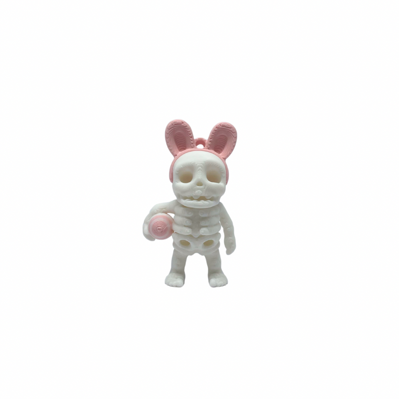 Easter Skeleton Keyring