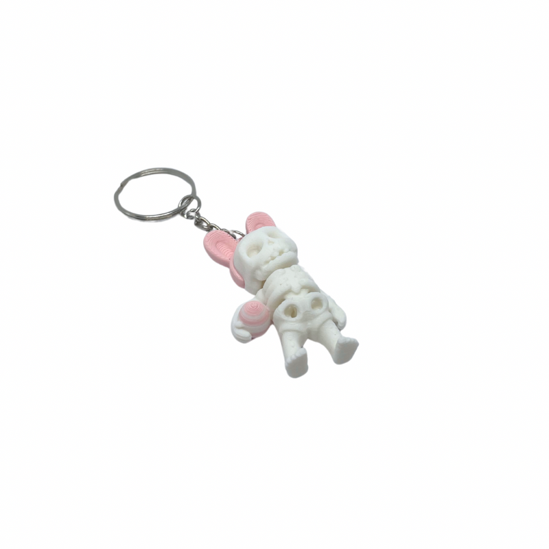 Easter Skeleton Keyring