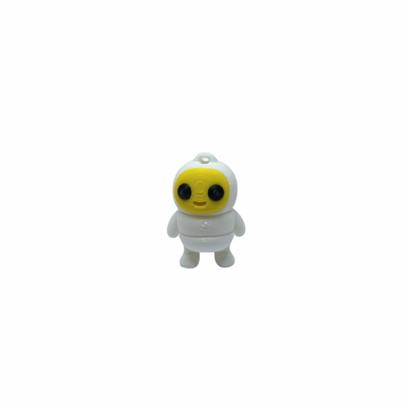 Egg Dude Keyring