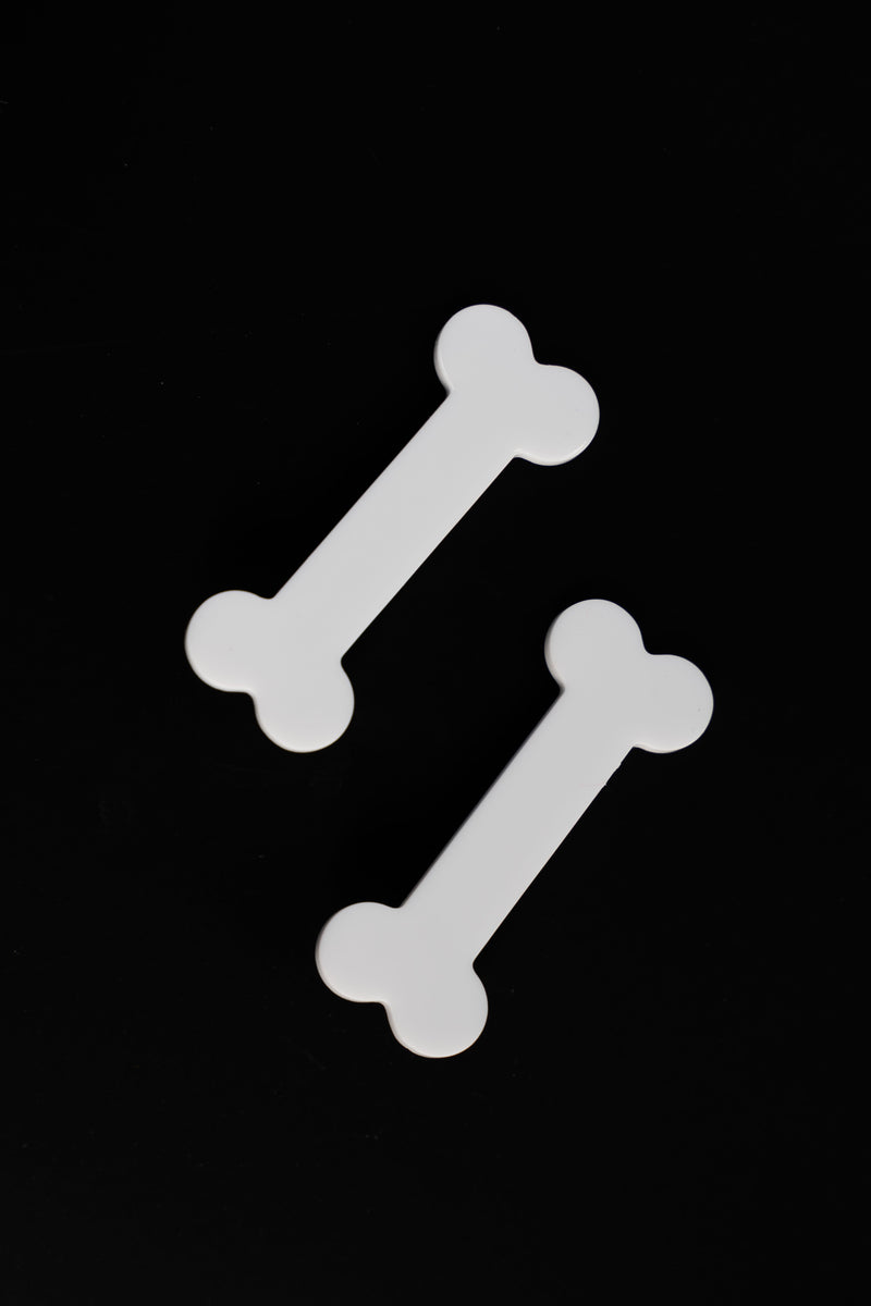 Bone Hair Clips - Set of 2