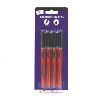 Handwriting pens 4 pack - black ink