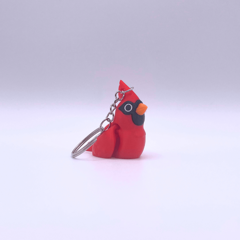 Cardinal Bird Keyring