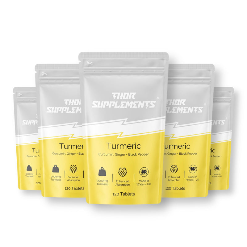 Turmeric, Ginger and Black Pepper | 120 Tablets