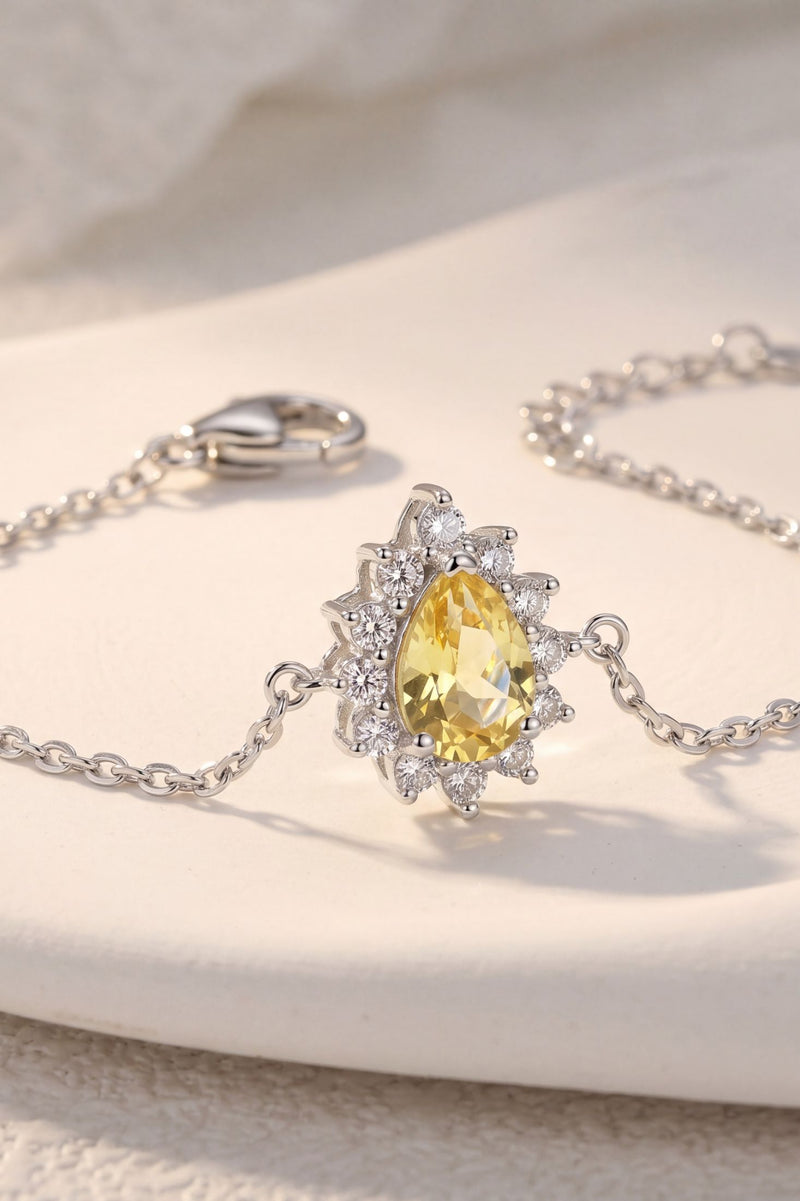 Phillippa Bracelet Yellow Topaz Silver