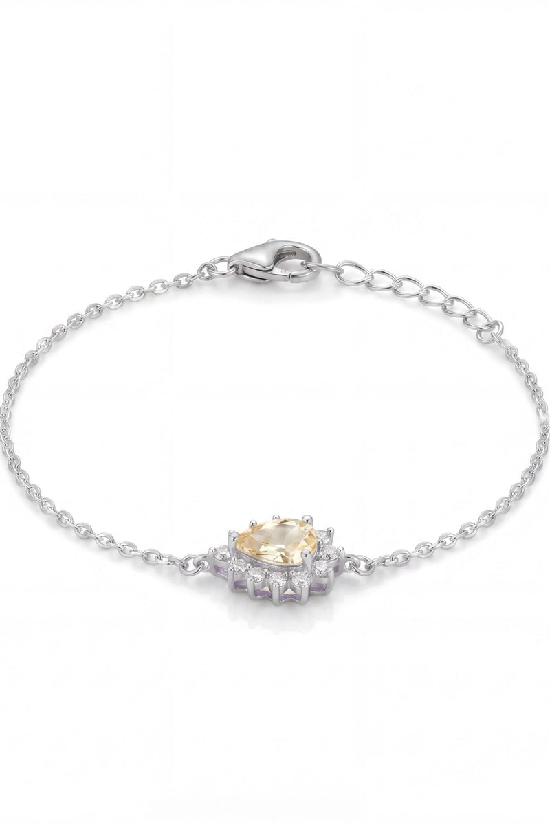 Phillippa Bracelet Yellow Topaz Silver