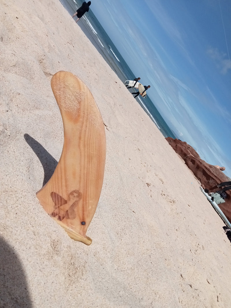 Wooden Surfboard Fin
