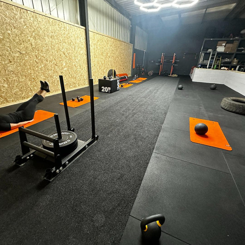 Sprung Plain Colour Uni Indoor Sprint Track - 2m Wide