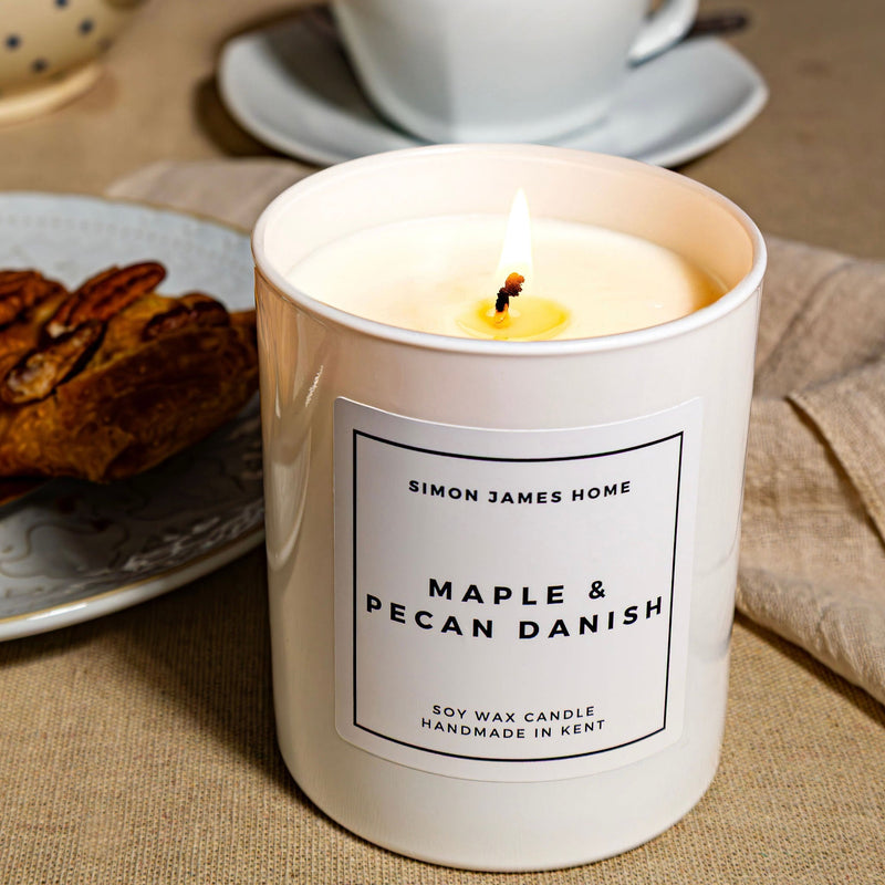 Maple & Pecan Danish Candle - Handmade Soy Wax